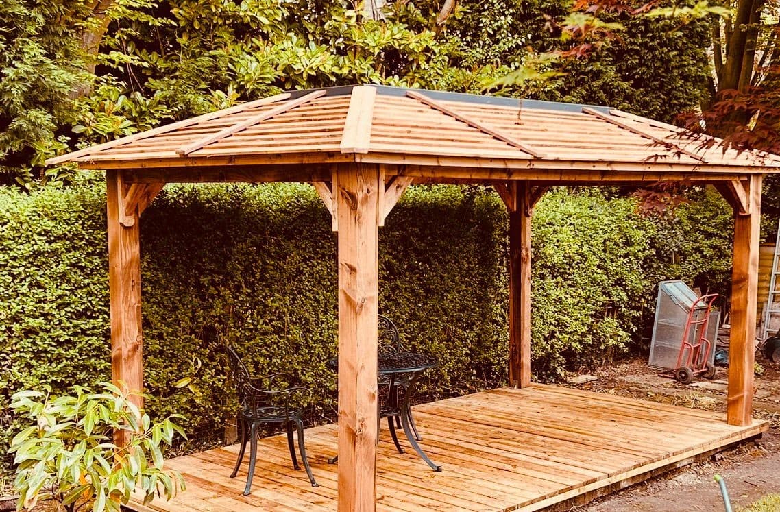 2.5m x 4.0m Gazebo Only (No Bar)