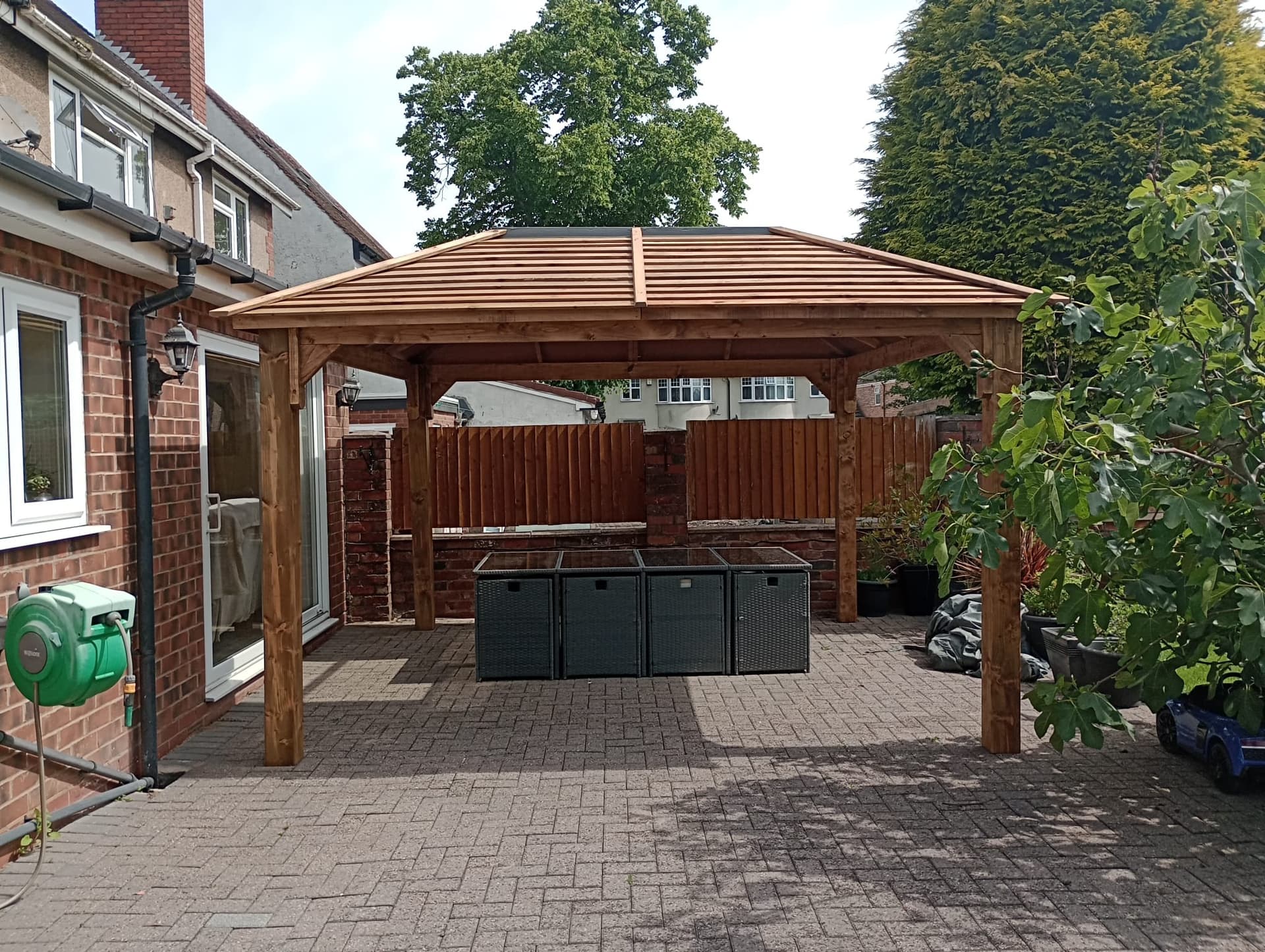 4.0m x 4.0m Gazebo Only (No Bar)