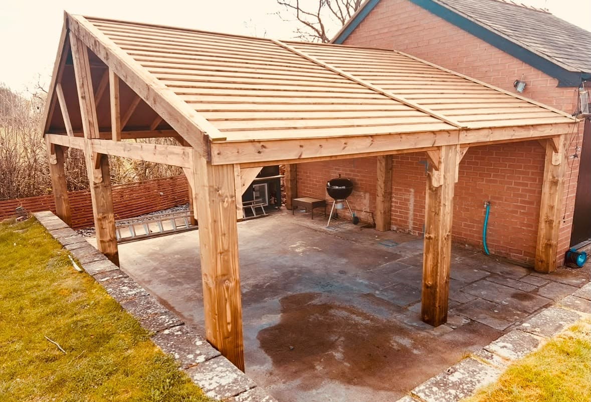 8.0m x 8.0m Open Gazebo