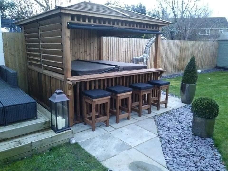 2.6m x 2.6m Hot Tub Gazebo